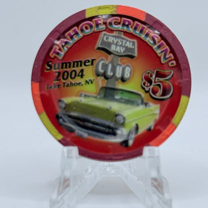 Crystal Bay Casino Crystal Bay Nevada 2004 'Tahoe Ridin' LE $5 Casino Chip E3622