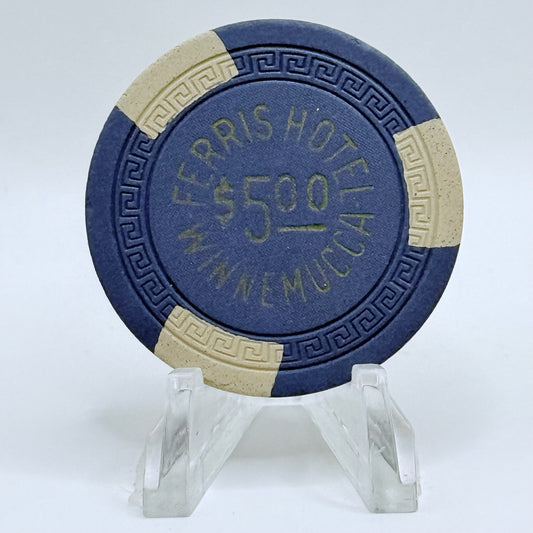 Ferris Hotel Winnemucca Nevada 1961 $5 Casino Chip N3217