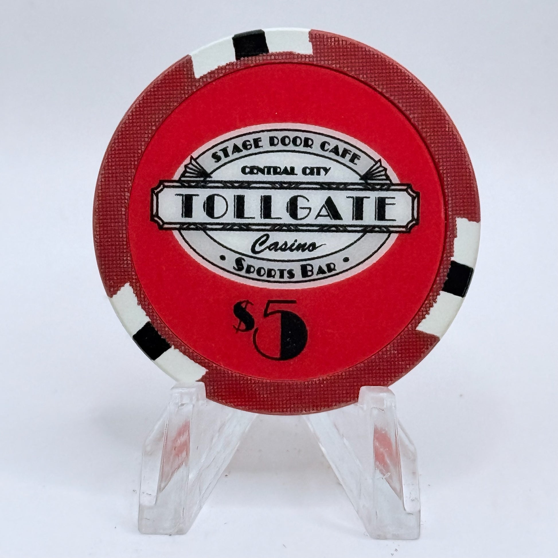 Tollgate Central City Colorado 1994 $5 Casino Chip