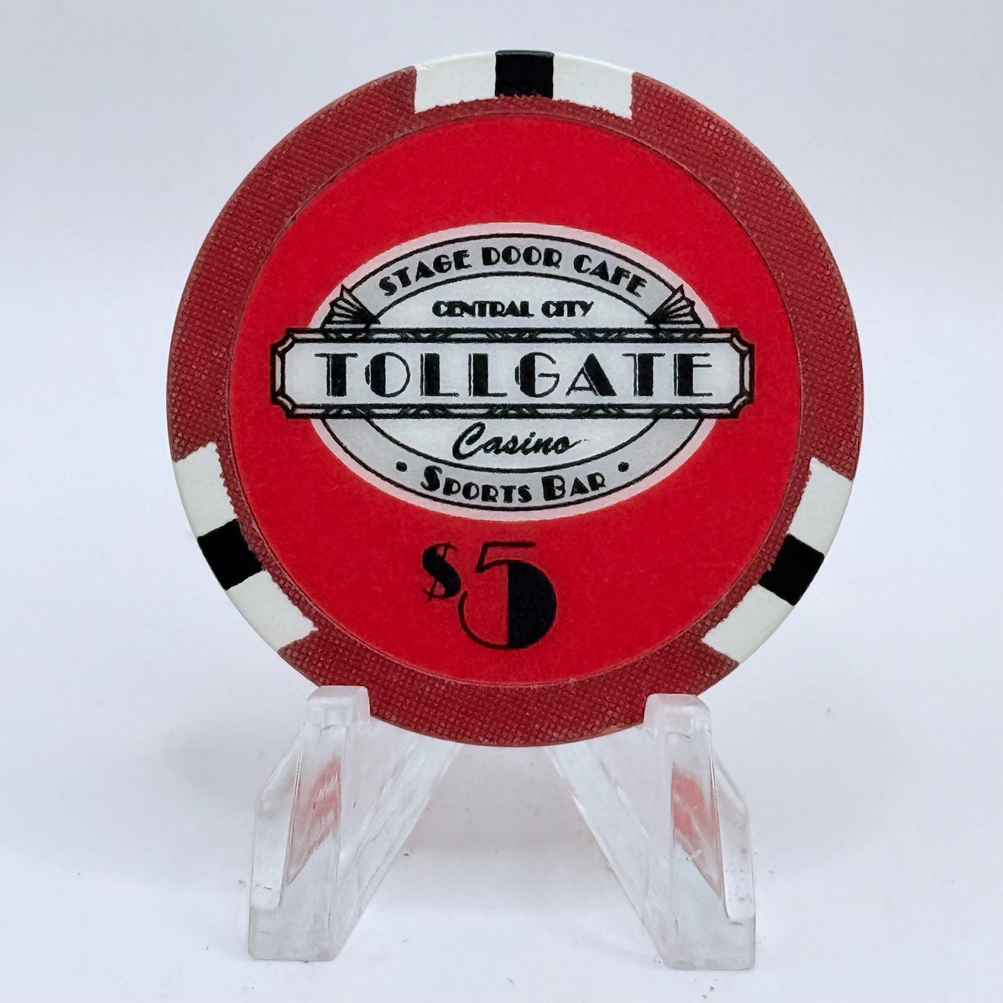 Tollgate Central City Colorado 1994 $5 Casino Chip