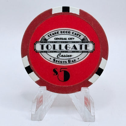 Tollgate Central City Colorado 1994 $5 Casino Chip