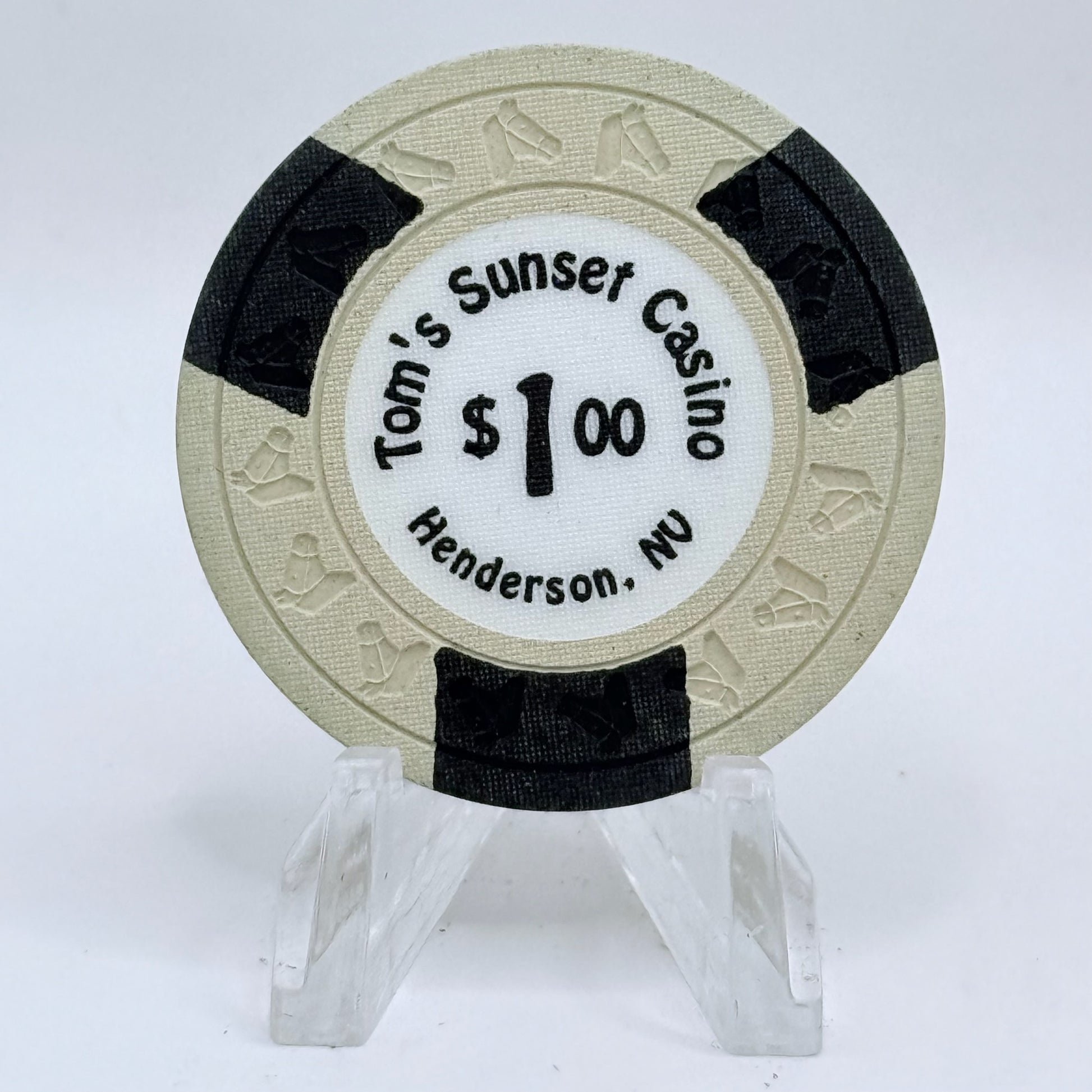 Tom's Sunset Casino Henderson Nevada 1996 $1 Casino Chip N4277
