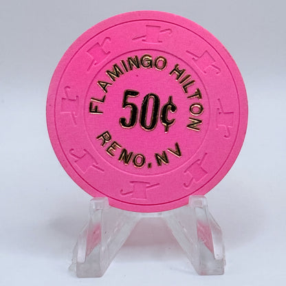 Flamingo Hilton Reno Nevada 1995 $0.50 Casino Chip N3005