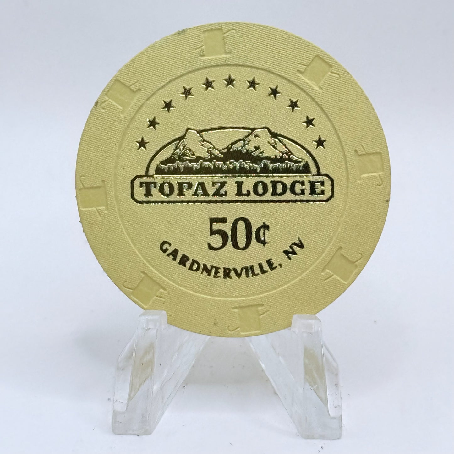 Topaz Lodge Gardnerville Nevada 2006 $0.50 Casino Chip E5496