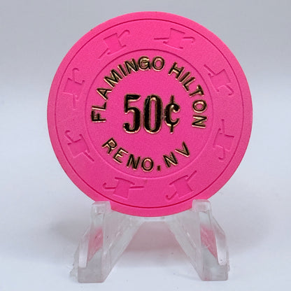 Flamingo Hilton Reno Nevada 1995 $0.50 Casino Chip N3005