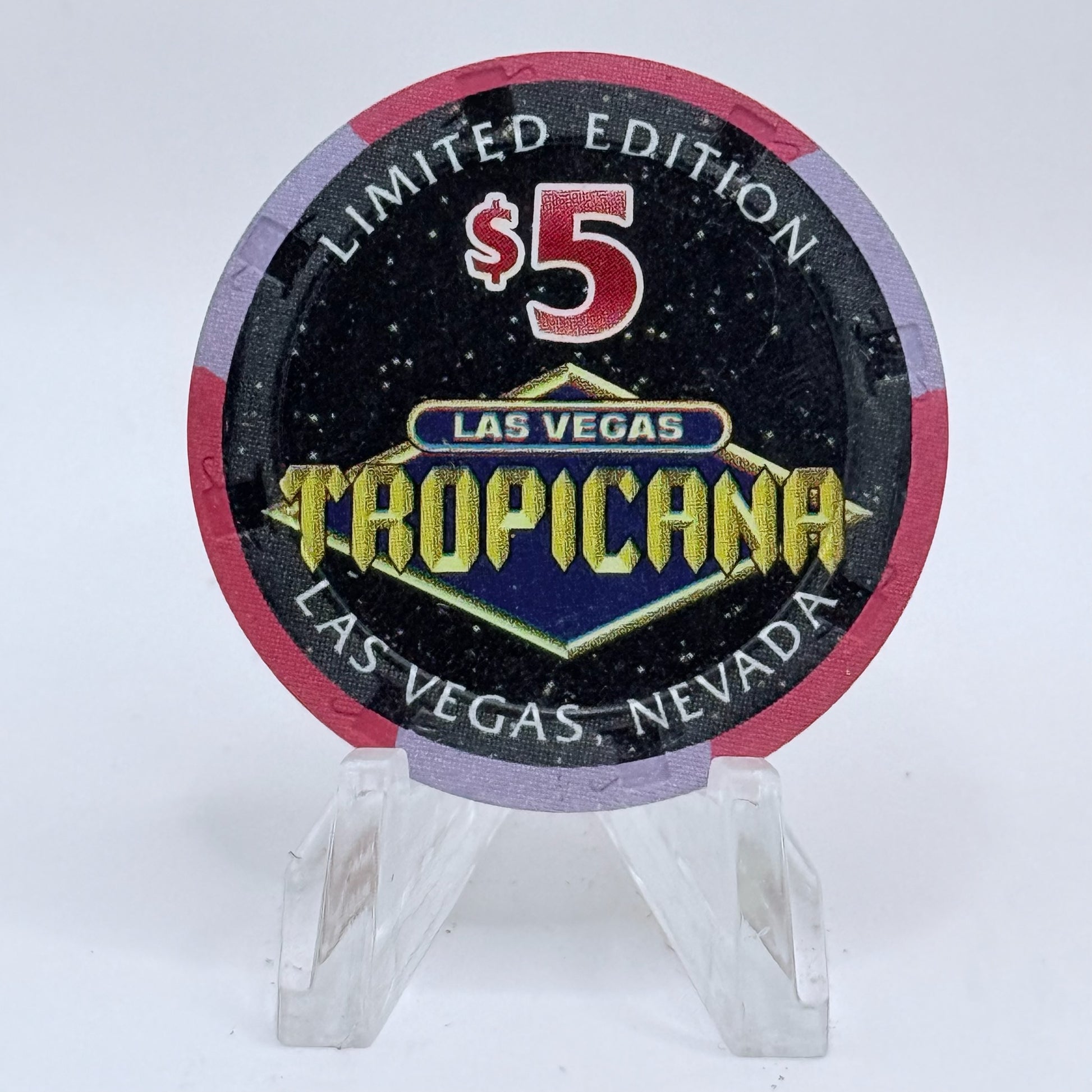 Tropicana Las Vegas Nevada 1998 'Sagittarius' Series 20 LE $5 Casino Chip V3554