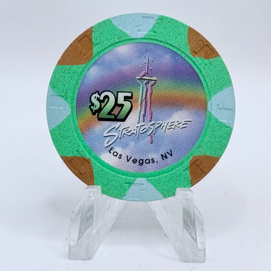 Stratosphere Las Vegas Nevada 1996 $25 Casino Chip N9194
