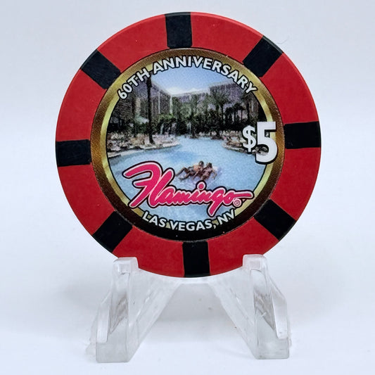 Flamingo Hotel & Casino Las Vegas Nevada 2004 '60th Anniversary' LE Casino Chip E4111
