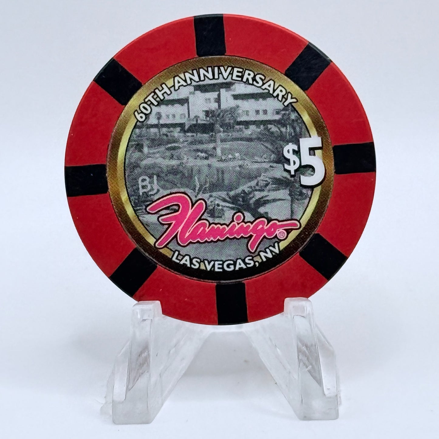 Flamingo Hotel & Casino Las Vegas Nevada 2004 '60th Anniversary' LE Casino Chip E4111