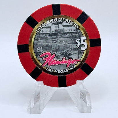 Flamingo Hotel & Casino Las Vegas Nevada 2004 '60th Anniversary' LE Casino Chip E4111