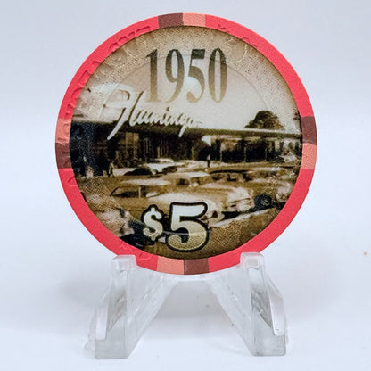 Flamingo Hotel & Casino Las Vegas Nevada 2003 '1950' LE $5 Casino Chip E0467