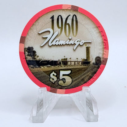 Flamingo Hotel & Casino Las Vegas Nevada 2003 '1960' LE $5 Casino Chip E0468