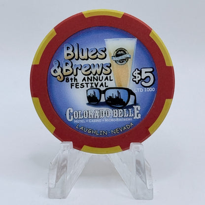 Colorado Belle Laughlin Nevada 2003 'Fan's Choice Melissa Richardson' LE $5 Casino Chip E5806