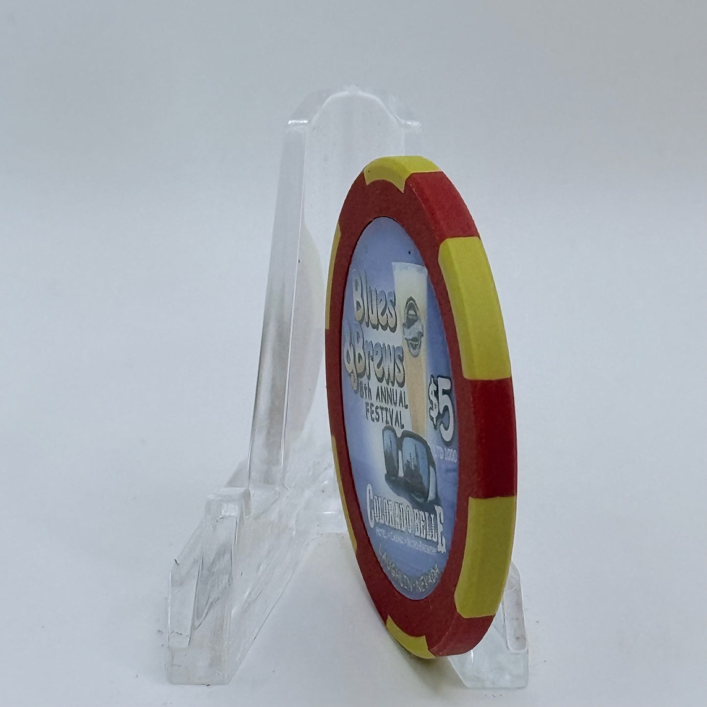 Colorado Belle Laughlin Nevada 2003 'Fan's Choice Melissa Richardson' LE $5 Casino Chip E5806