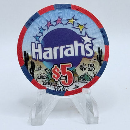 Harrah's Las Vegas Nevada 2001 'Vegas Life Mt Charleston' LE $5 Casino Chip V8921