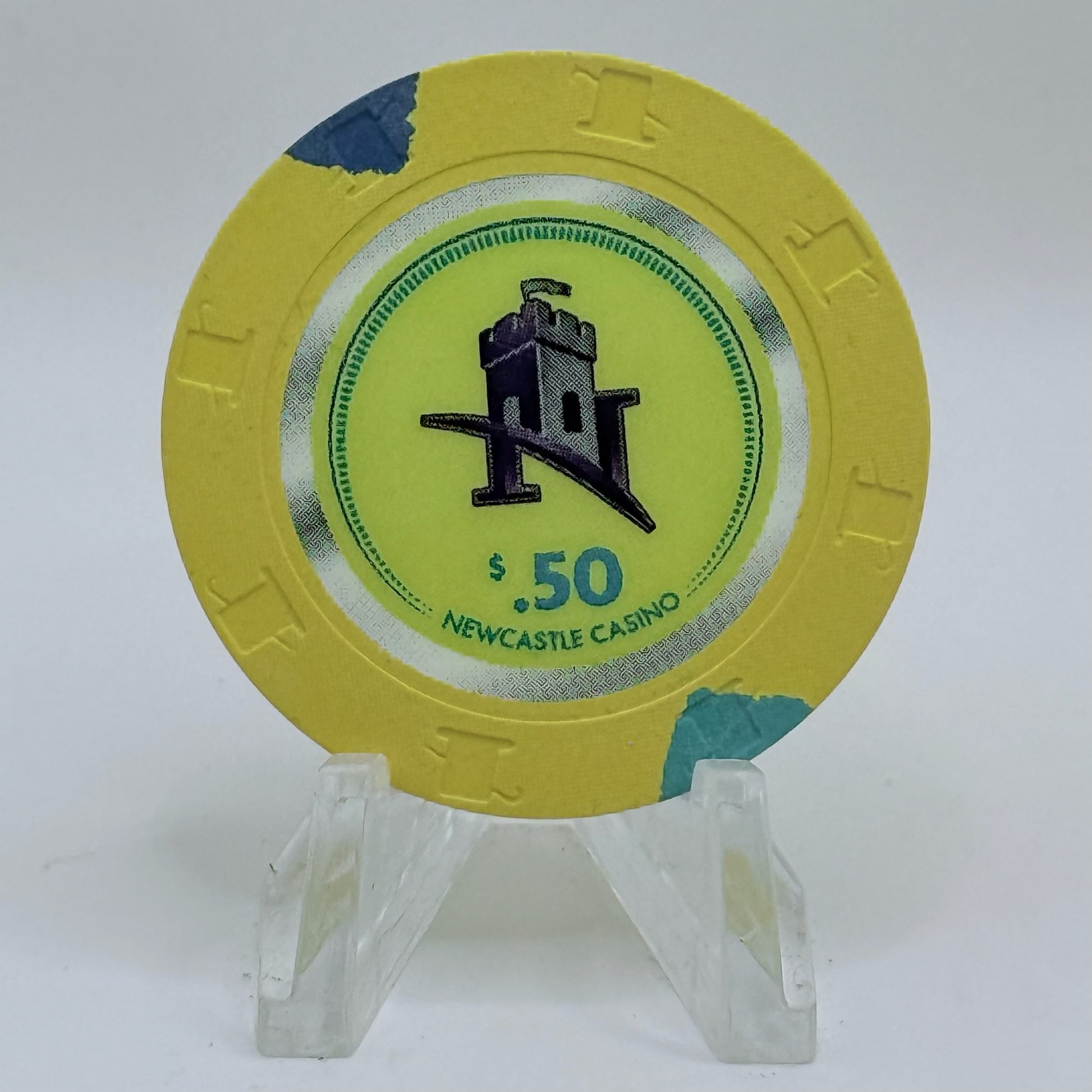 Newcastle Newcastle Oklahoma 2012 $0.50 Casino Chip