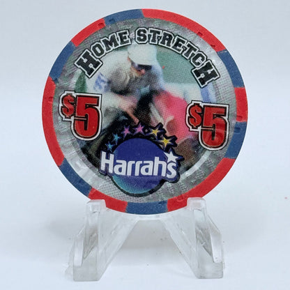 Harrah's Las Vegas Nevada 2001 'Home Stretch' LE $5 Casino Chip V6716