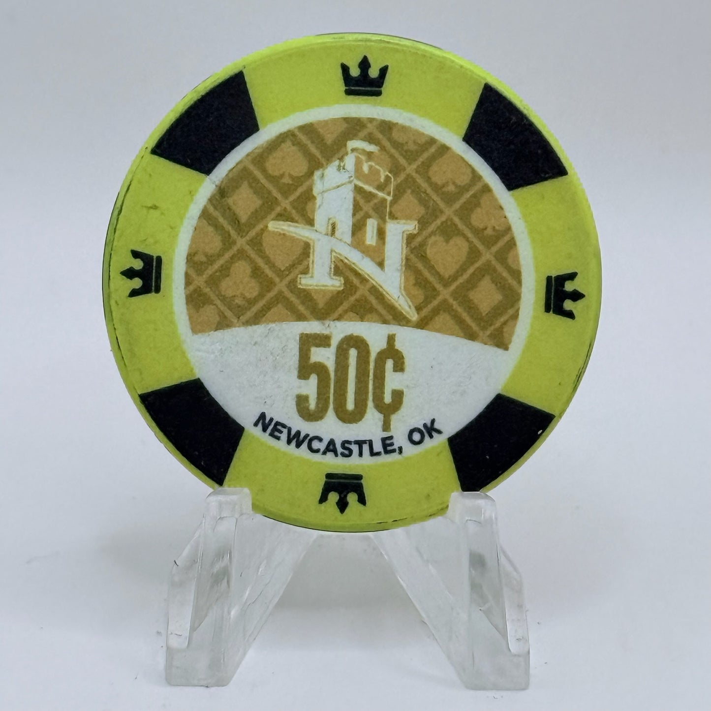 Newcastle Newcastle Oklahoma 2022 $0.50 Casino Chip