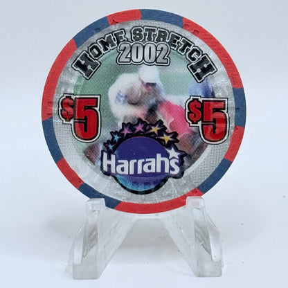 Harrah's Las Vegas Nevada 2002 'Home Stretch' LE $5 Casino Chip V8907