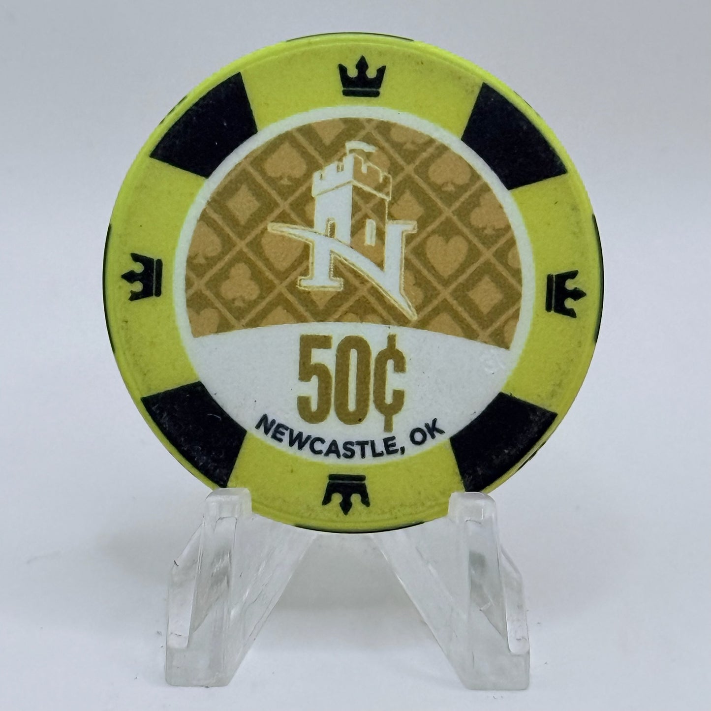 Newcastle Newcastle Oklahoma 2022 $0.50 Casino Chip