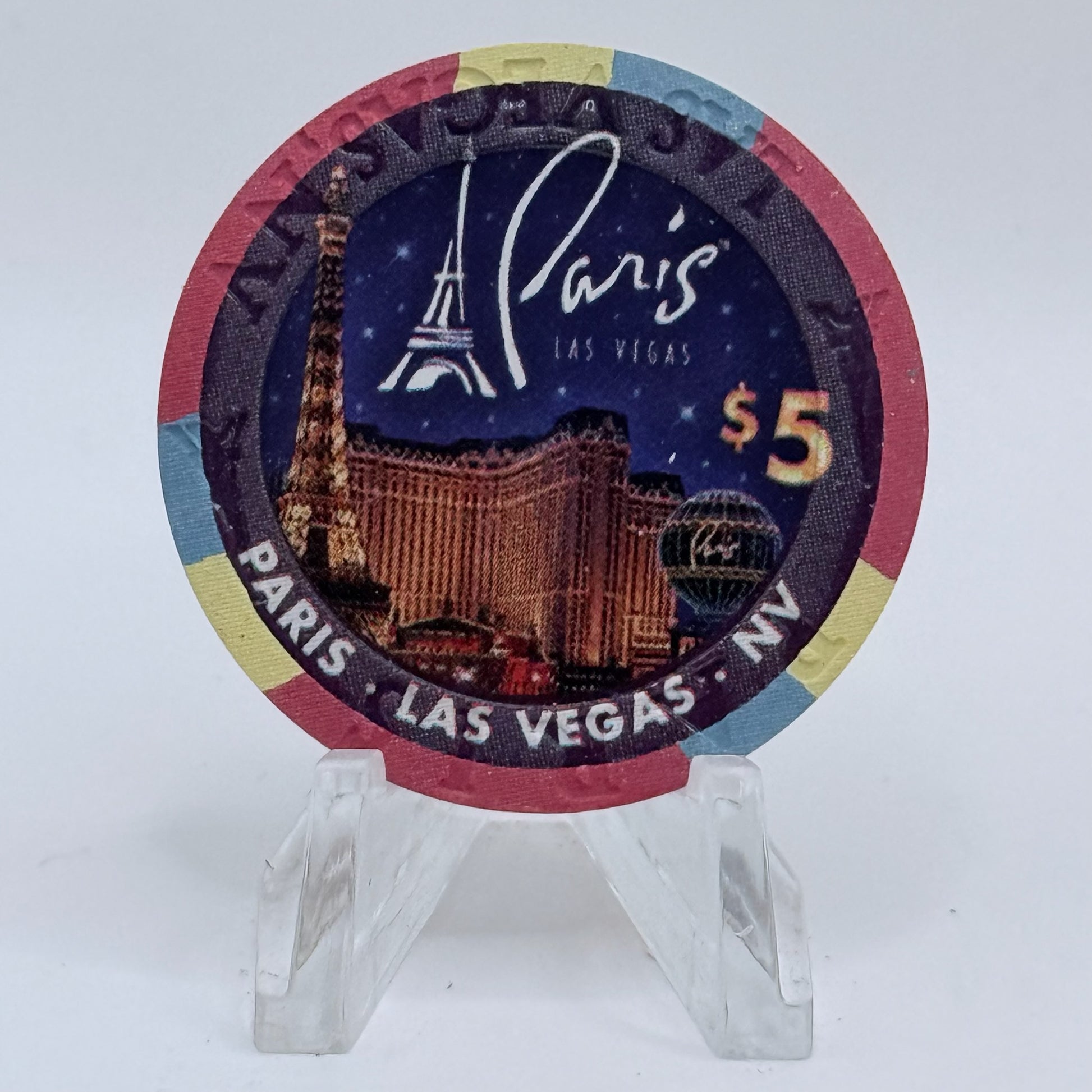Paris Las Vegas Nevada 2007 'Easter' LE $5 Casino Chip E6084