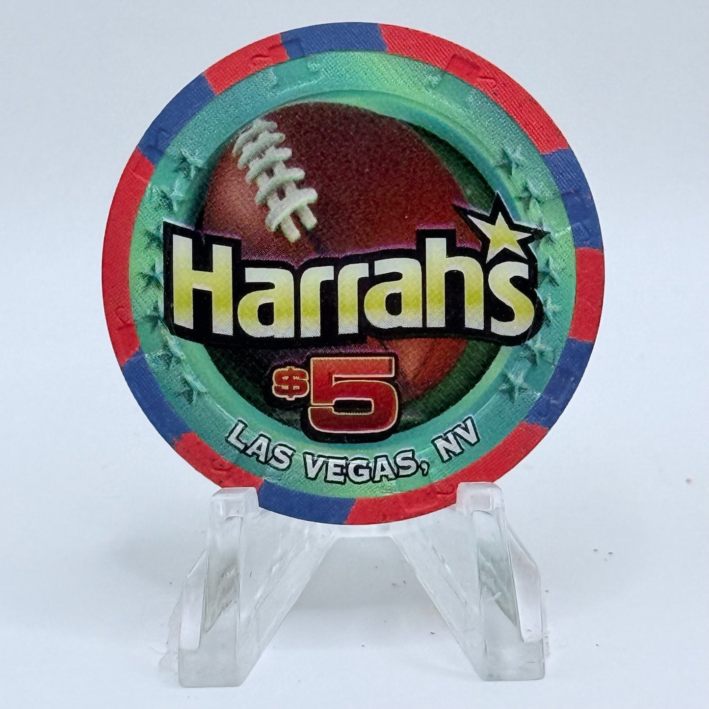 Harrah's Las Vegas Nevada 2007 LE $5 Casino Chip E5952