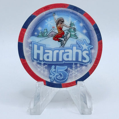 Harrah's Las Vegas Nevada 2008 LE $5 Casino Chip E8029