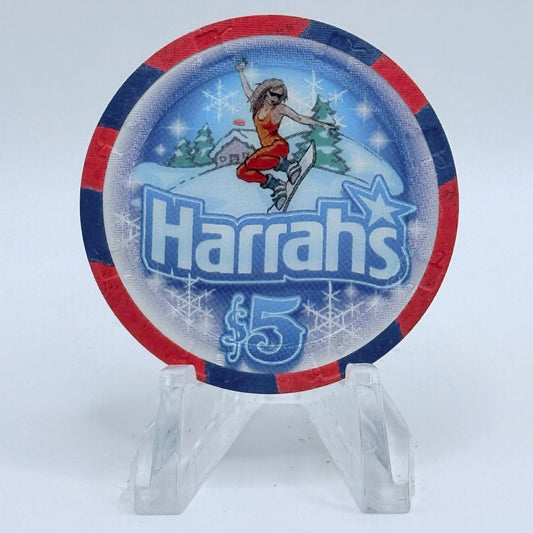 Harrah's Las Vegas Nevada 2008 LE $5 Casino Chip E8029
