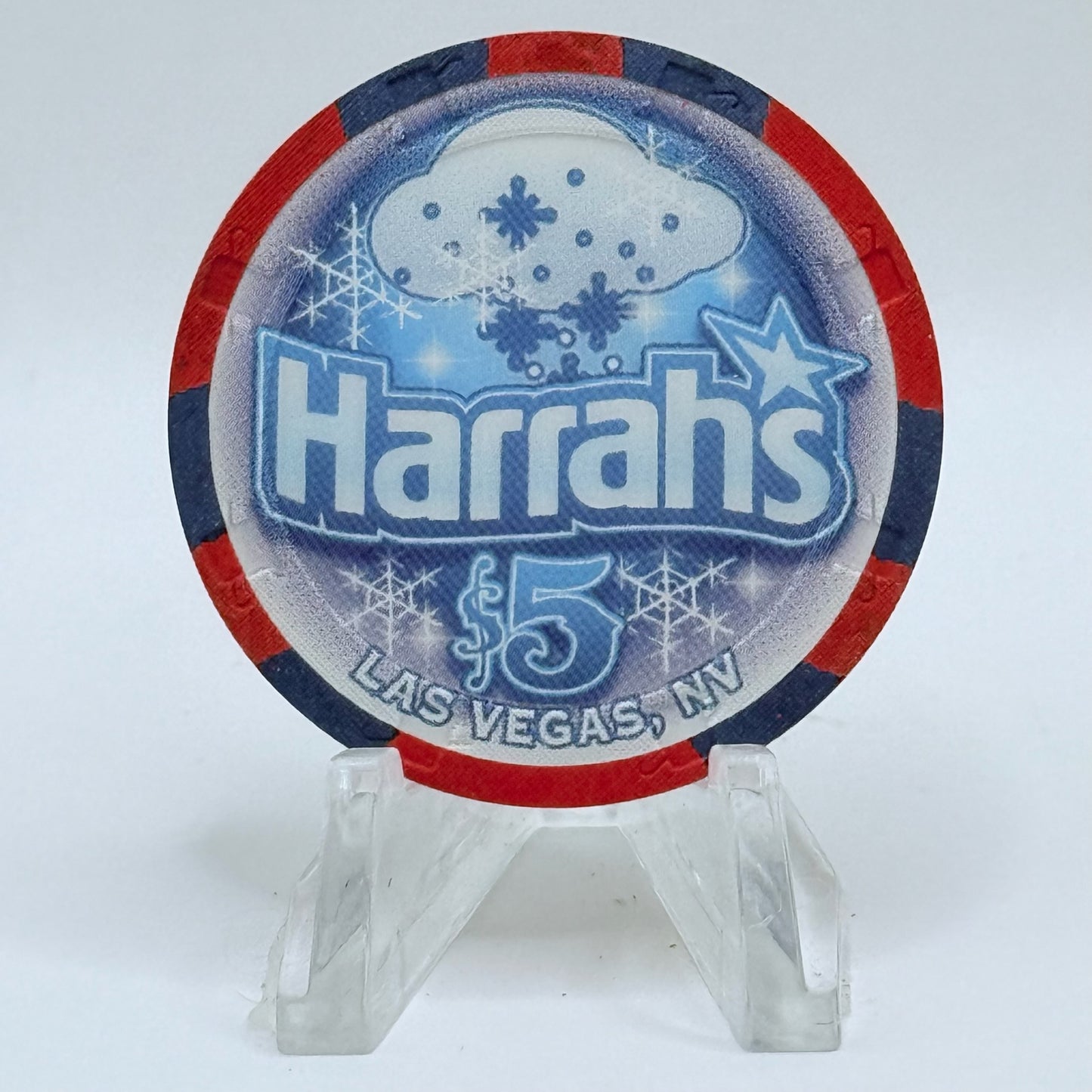 Harrah's Las Vegas Nevada 2008 LE $5 Casino Chip E8029