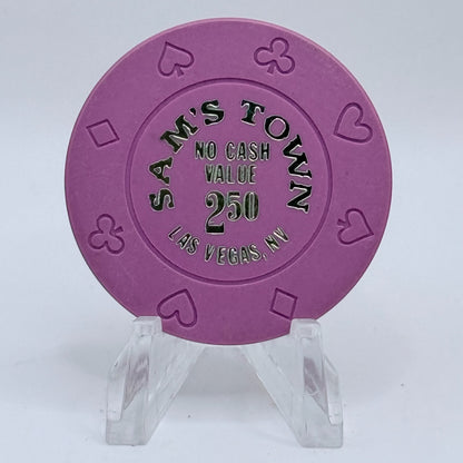 Sam's Town Las Vegas Nevada 1990s 2.50 NCV Casino Chip V5493