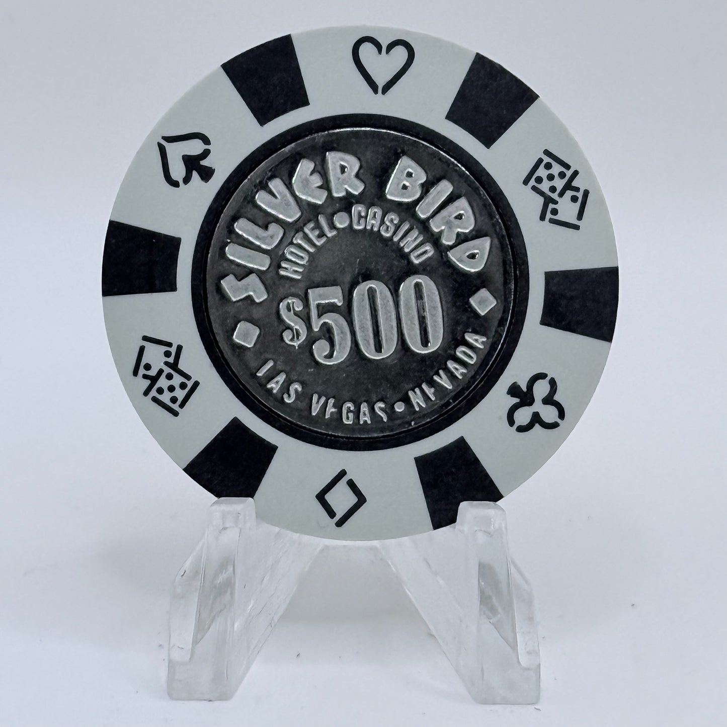 Silverbird Las Vegas Nevada 1990s $500 Imitation Chip N0870