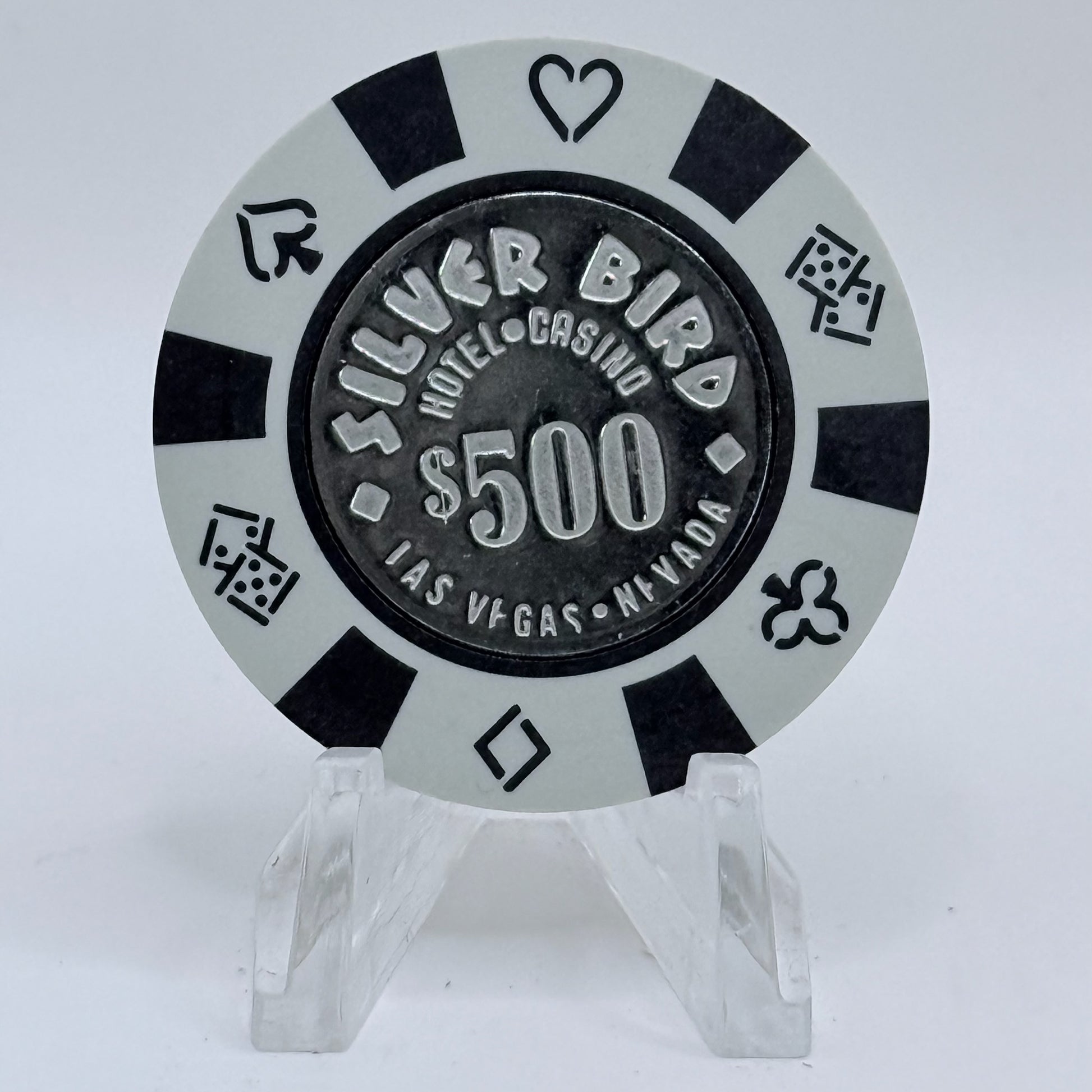 Silverbird Las Vegas Nevada 1990s $500 Imitation Chip N0870