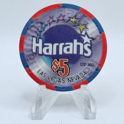 Harrah's Las Vegas Nevada 2001 'Claudine Williams' LE $5 Casino Chip V8904