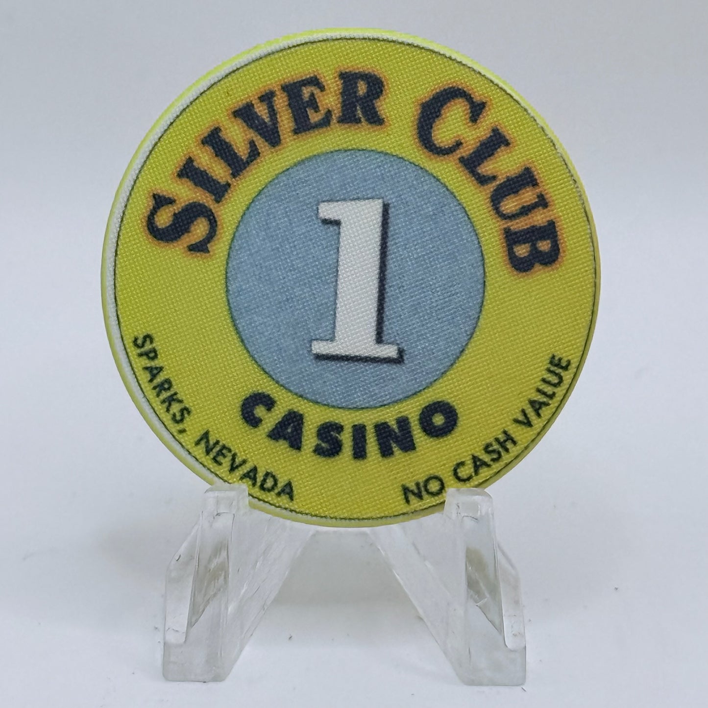 Silver Club (Karl's) Sparks Nevada 1990s $1 NCV Casino Chip V5554