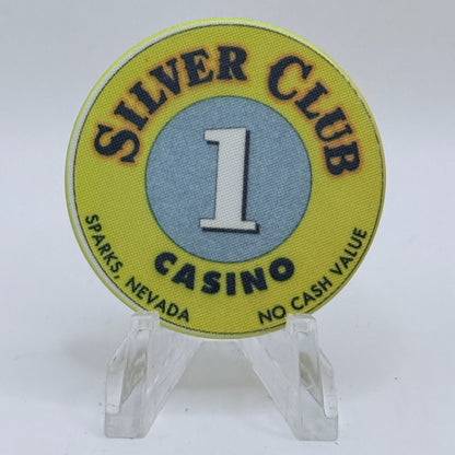 Silver Club (Karl's) Sparks Nevada 1990s $1 NCV Casino Chip V5554