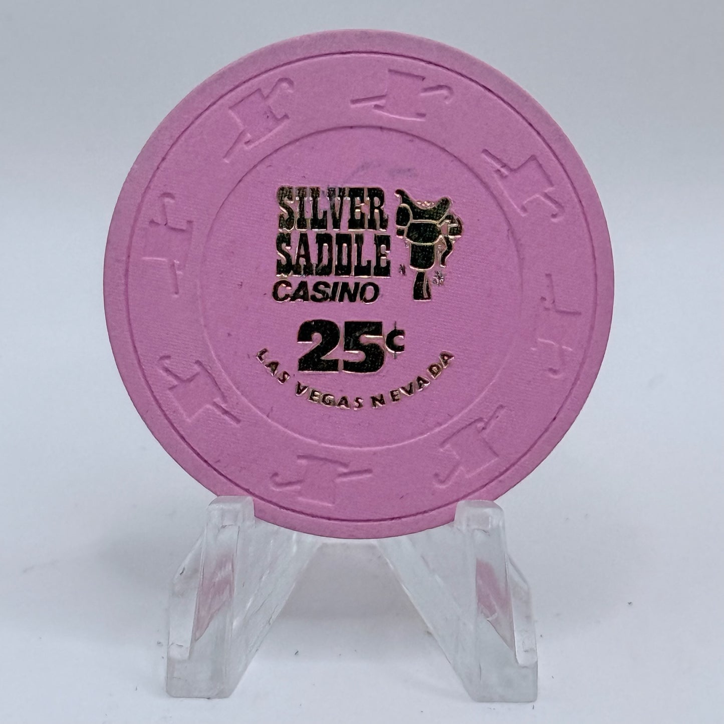 Silver Saddle Casino (Strip) Las Vegas Nevada 1981 $0.25 Casino Chip N2175