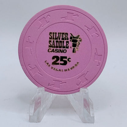 Silver Saddle Casino (Strip) Las Vegas Nevada 1981 $0.25 Casino Chip N2175