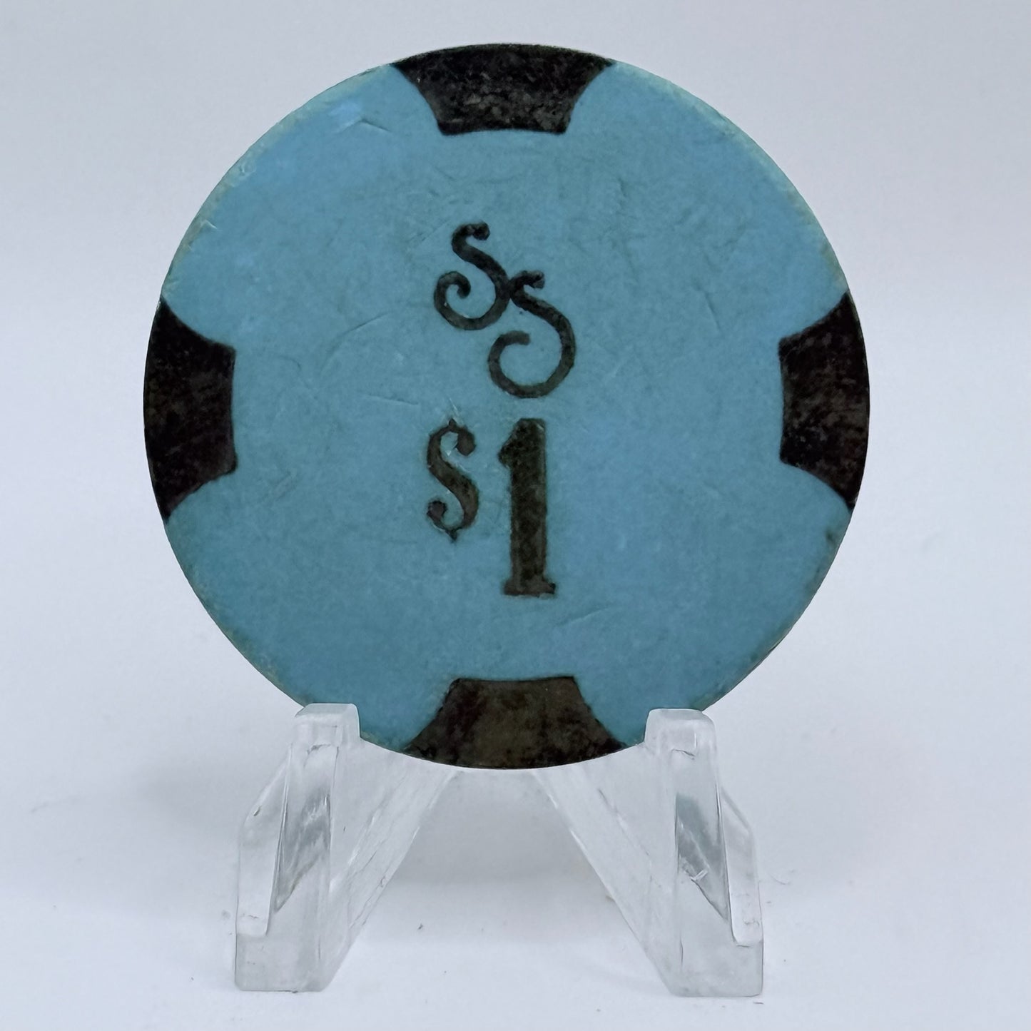 Silver Smith Wendover Nevada 1980 $1 Casino Chip N3342