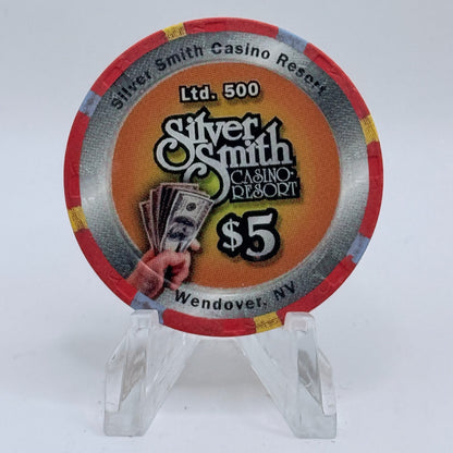 Silver Smith Wendover Nevada 2000 'Big Win Festival' LE $5 Casino Chip V5598