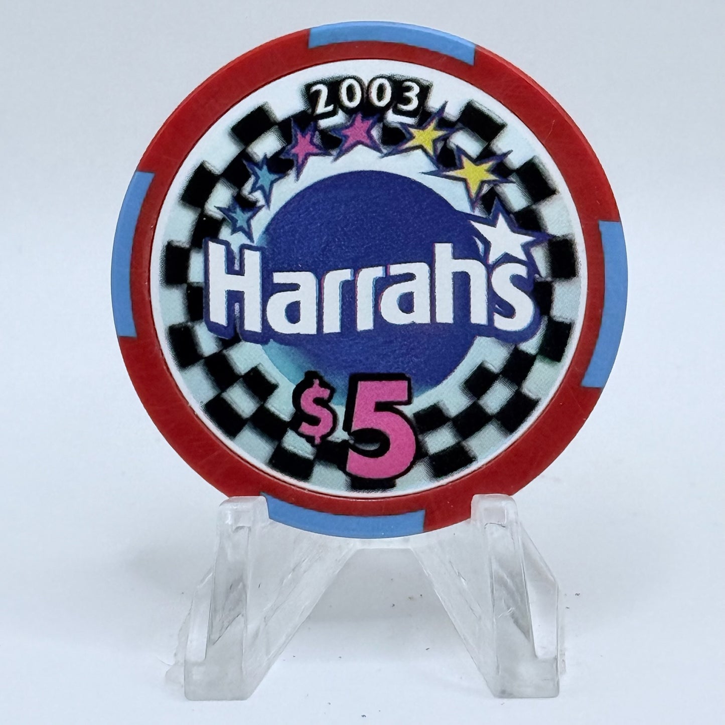 Harrah's Las Vegas Nevada 2003 LE $5 Casino Chip E0966