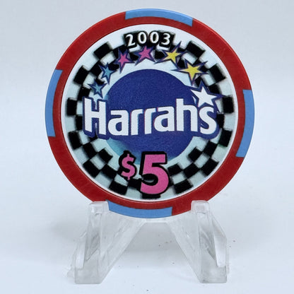 Harrah's Las Vegas Nevada 2003 LE $5 Casino Chip E0966