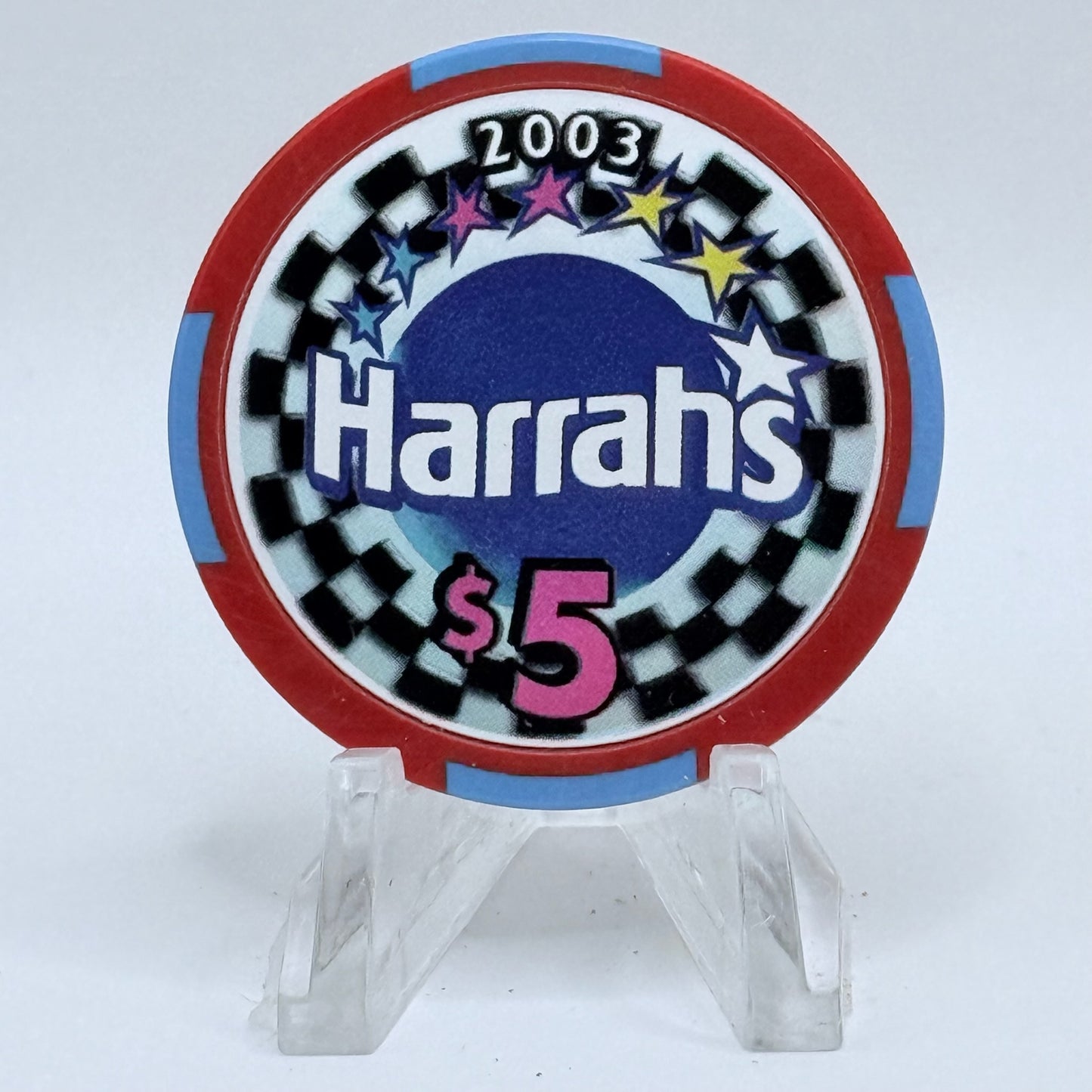 Harrah's Las Vegas Nevada 2003 LE $5 Casino Chip E0967