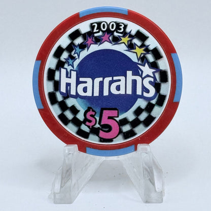 Harrah's Las Vegas Nevada 2003 LE $5 Casino Chip E0967