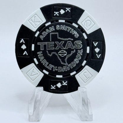 Harley-Davidson - Texas Harley (Adam Smith's) Bedford Texas Series 1 Advertising Chips