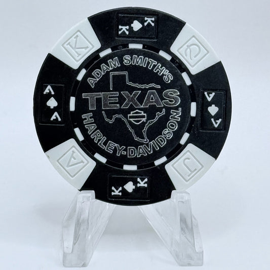 Harley-Davidson - Texas Harley (Adam Smith's) Bedford Texas Series 1 Advertising Chips