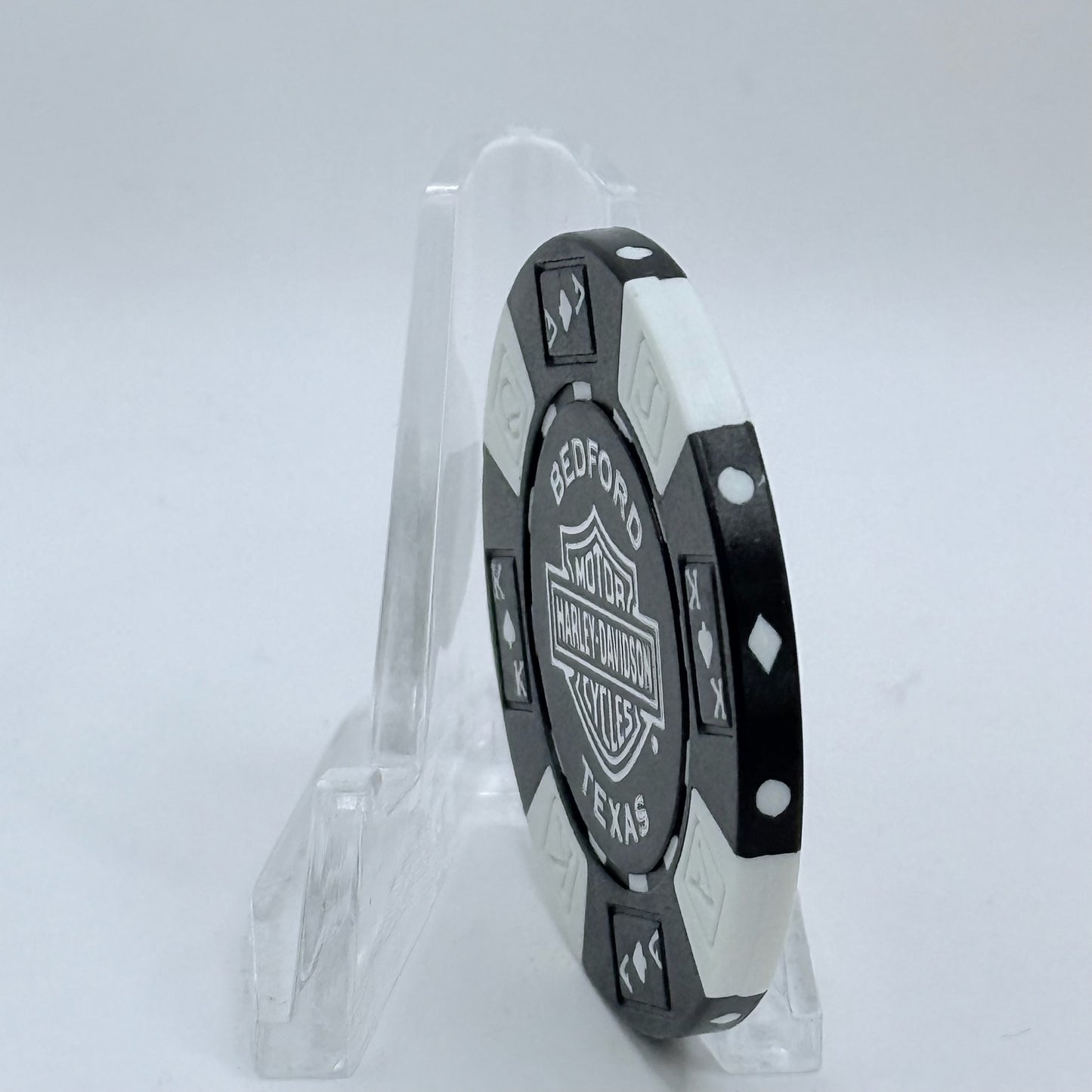 Harley-Davidson - Texas Harley (Adam Smith's) Bedford Texas Series 1 Advertising Chips