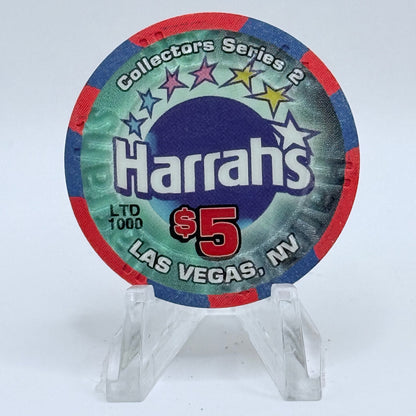 Harrah's Las Vegas Nevada 2002 'Big Game Day XXXVI' LE $5 Casino Chip V8897