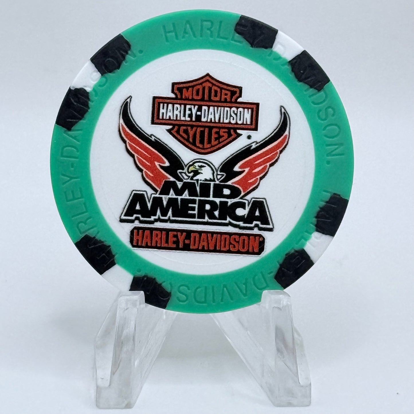 Harley-Davidson - Mid America Columbia Missouri Series 3 Advertising Chips