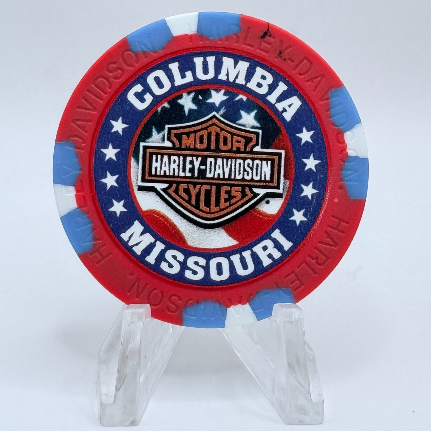 Harley-Davidson - Mid America Columbia Missouri Series 3 Advertising Chips