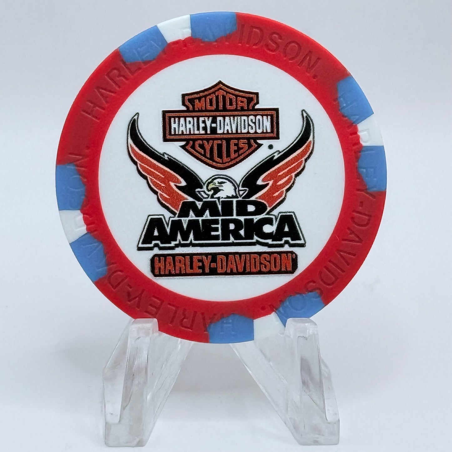 Harley-Davidson - Mid America Columbia Missouri Series 3 Advertising Chips